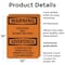 Signmission Employees Only Beyond This Point Bilingual OSHA Warning Sign, Plastic, 10in W x 14in L, 2PK OS-2PACK-WS-P-1014-L-12598 - alternate 6